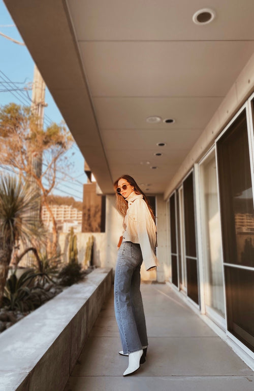 Straight denim
