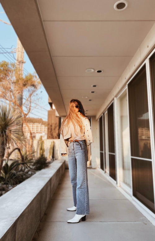Straight denim