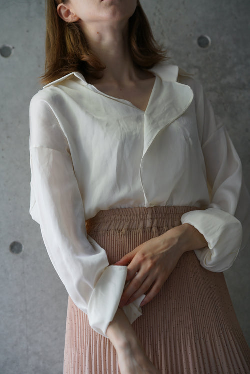 Design satin blouse