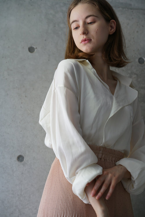 Design satin blouse