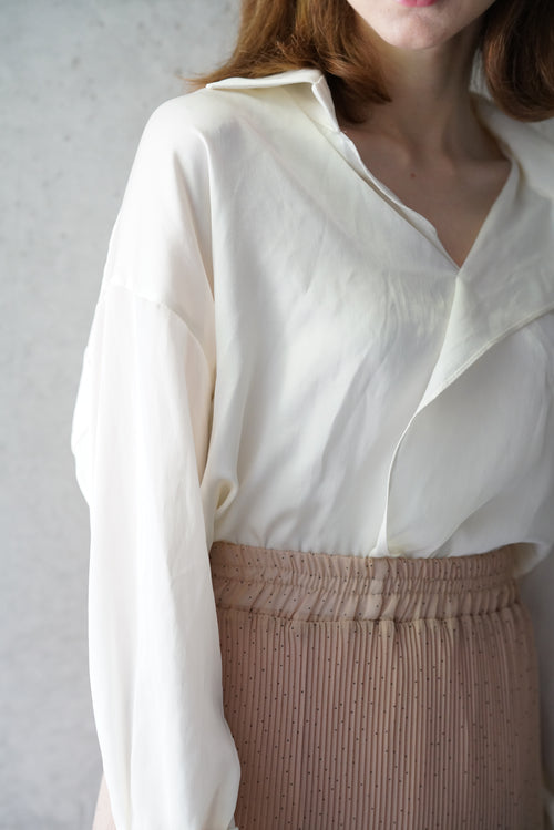 Design satin blouse