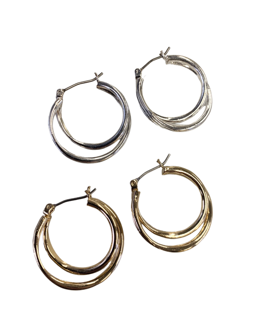 Double hoop Pierce