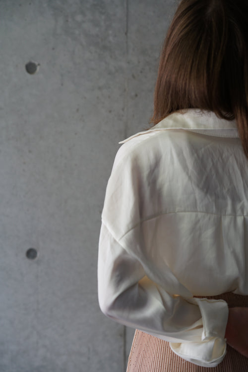 Design satin blouse