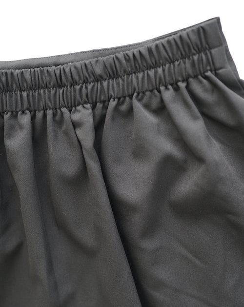 pleats mini belt skirt
