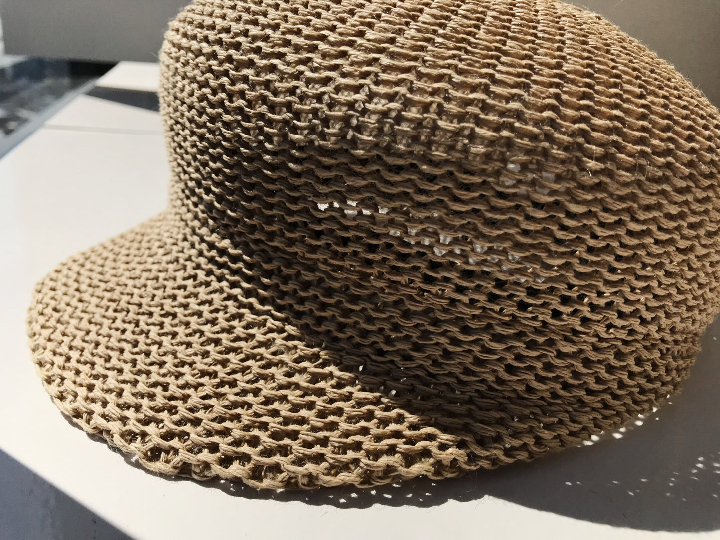 Straw casquette