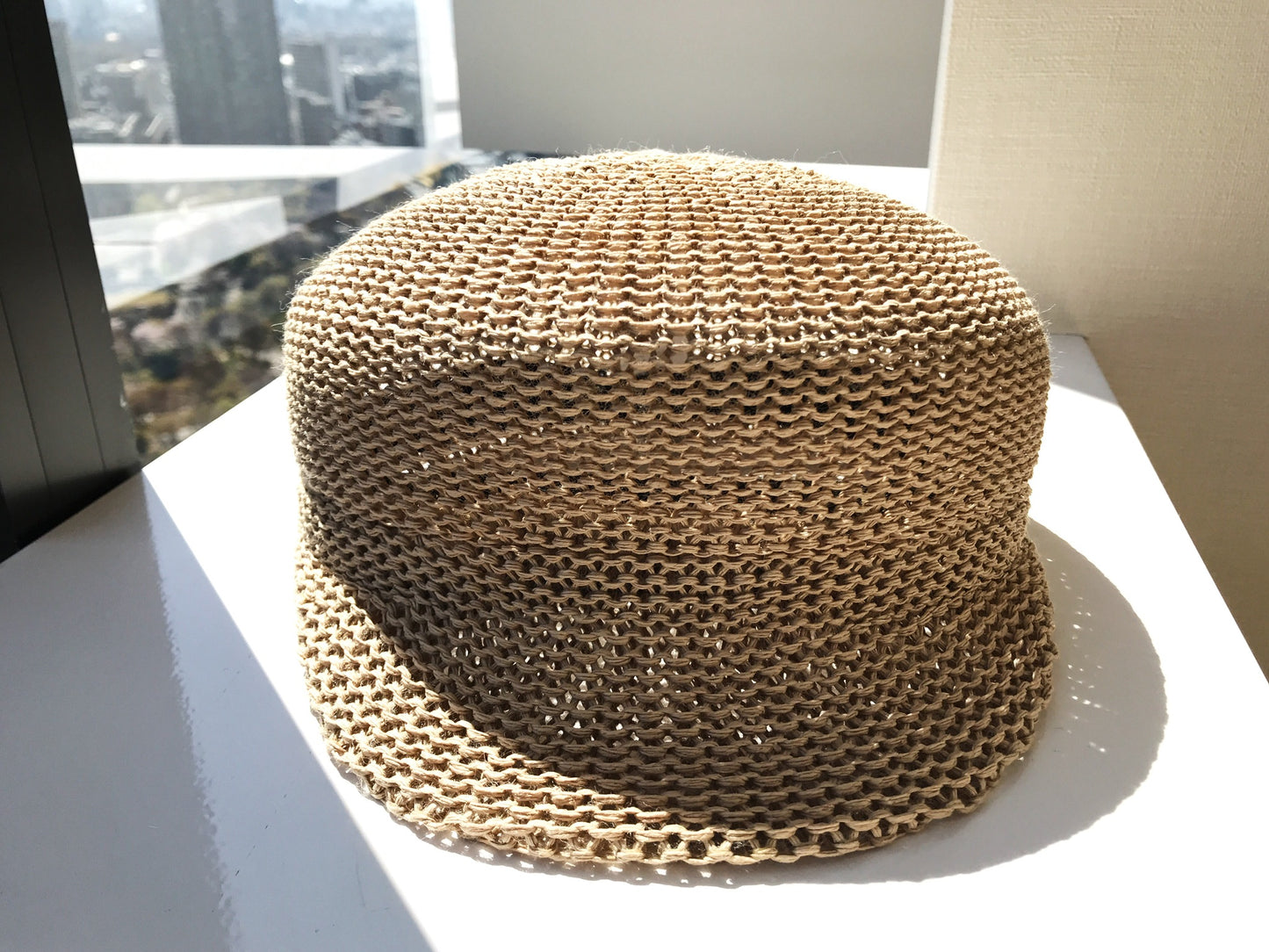 Straw casquette