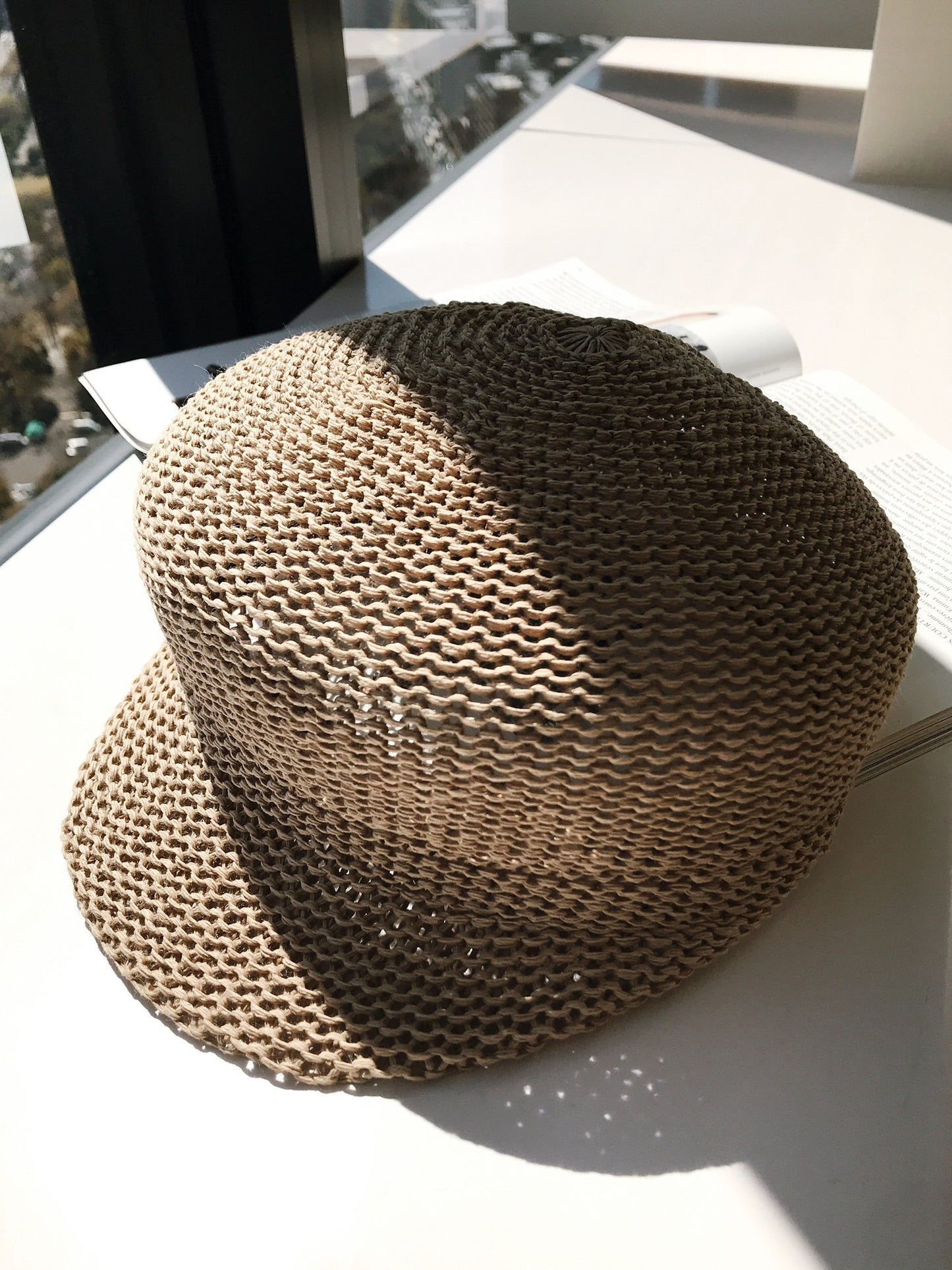 Straw casquette