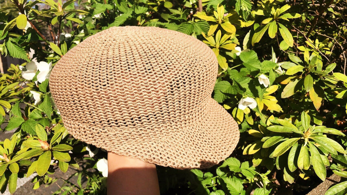 Straw casquette