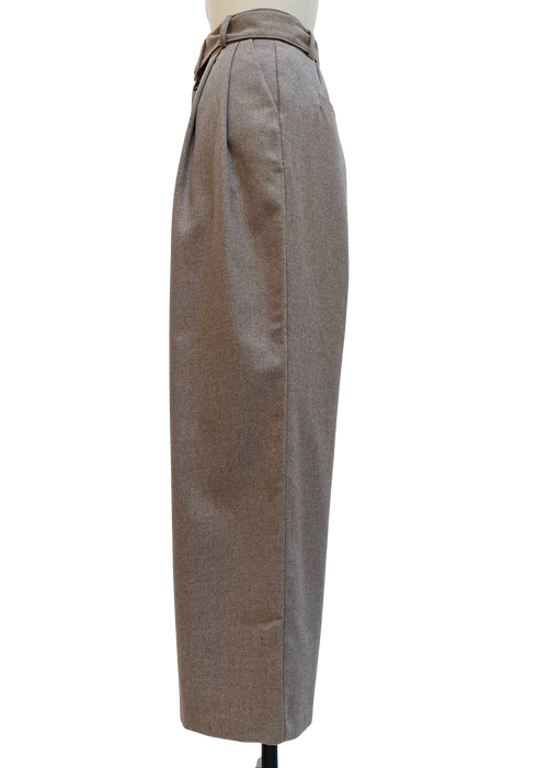 High waist straight pants