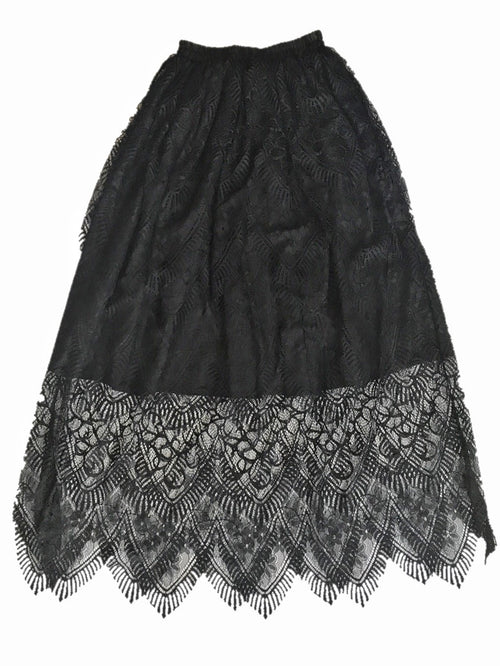Lace design skirt